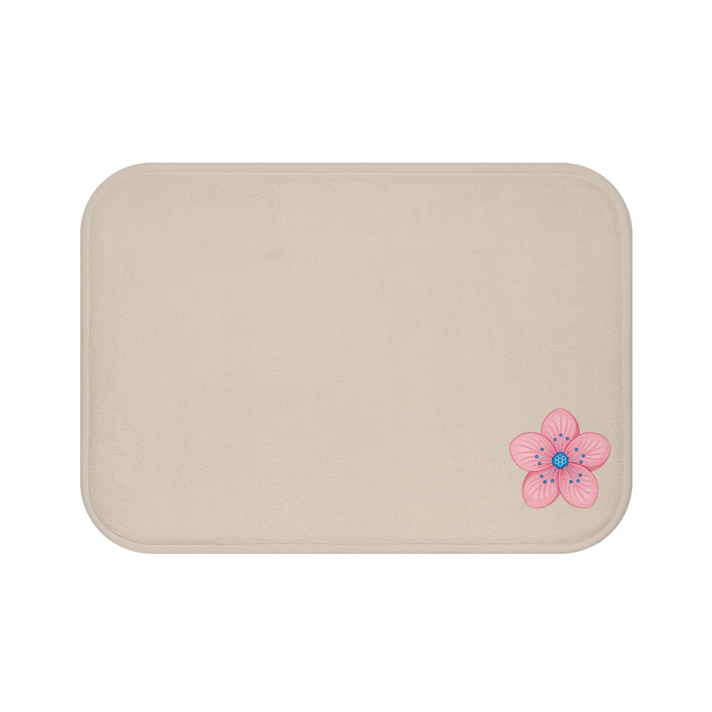 Charming Floral Bath Mat - Soft Bathroom Rug, Cozy Shower Decor, Spring Floral Accent, Housewarming Gift, Relaxation Space