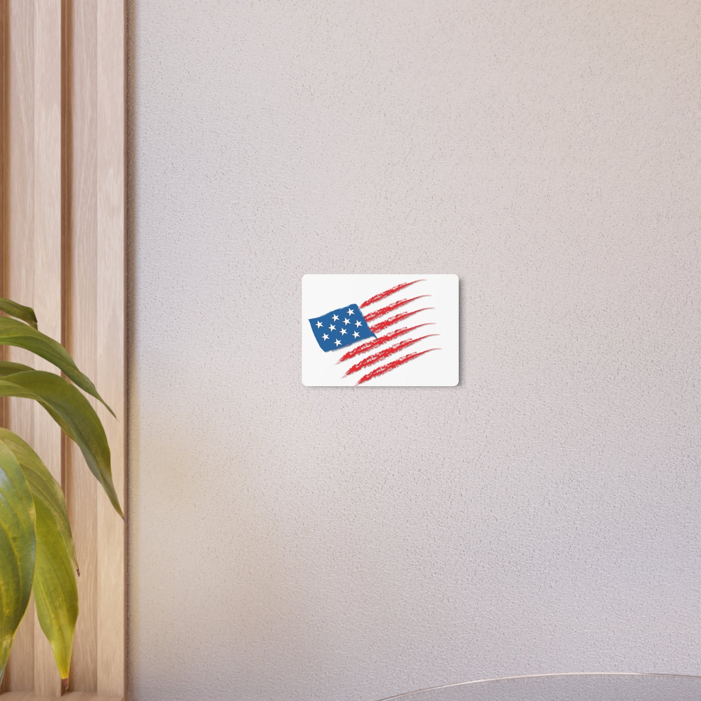 Patriotic Metal Art Sign, Rustic Decor for Home, Wall Art for Independence Day, Memorial Day, Veteran's Day, Gifts for Patriots