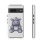 Cute Hippo Phone Case, Unique Tough Cases, Animal Lover Gift, Cute Animal Design, Baby Animal Phone Accessory