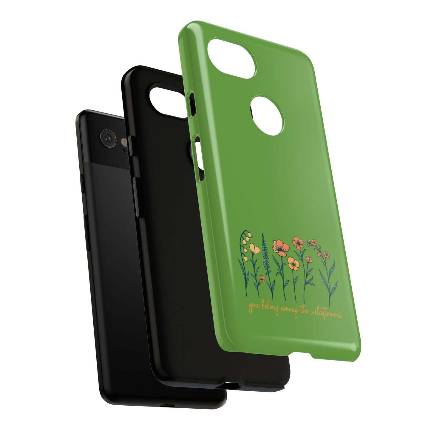 Floral Phone Case - You Belong Among the Wildflowers, Botanical Gift, Eco-Friendly Phone Accessory, Nature Lover Statement
