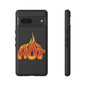 Stylish Phone Case, Hot Flames Design, Gift for Teens, Trendy Accessory, Protective Cover, Unique Phone Case
