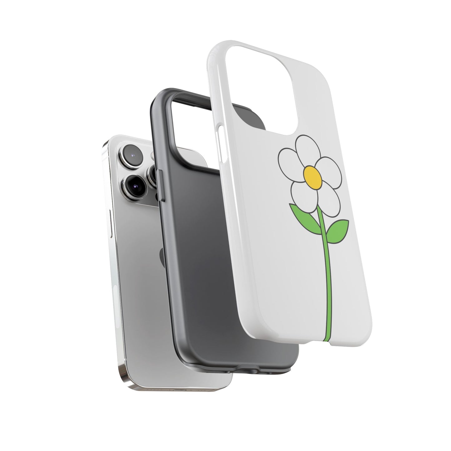 Floral Phone Case, Tough Cases with Flower Design, Cute Phone Accessory, Gifts for Her, Spring Decor, Unique Phone Cases