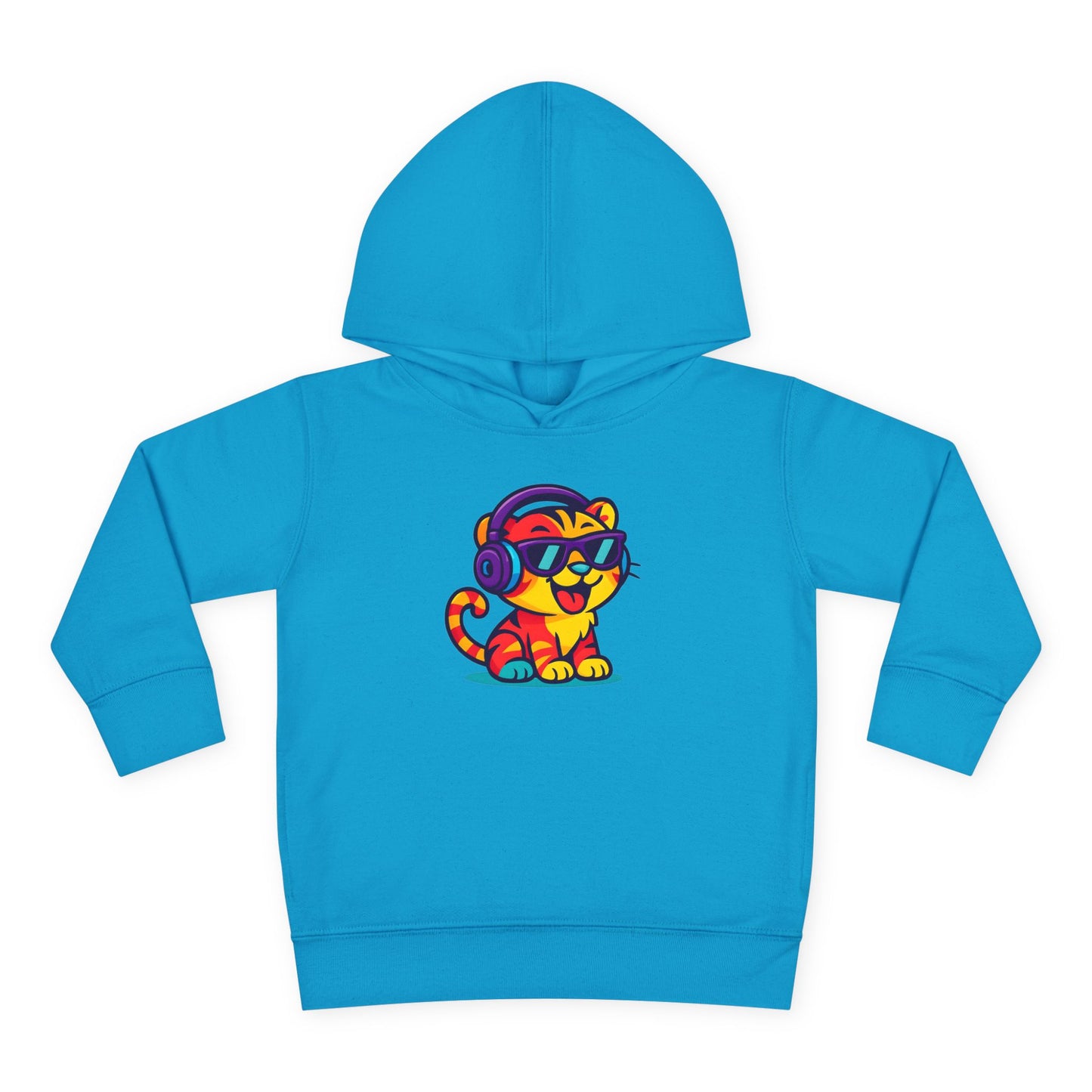 Colorful Tiger Hoodie for Toddlers | Fun Pullover for Kids, Cute Toddler Apparel, Kids' Gift, Birthday Present, Playtime Wear
