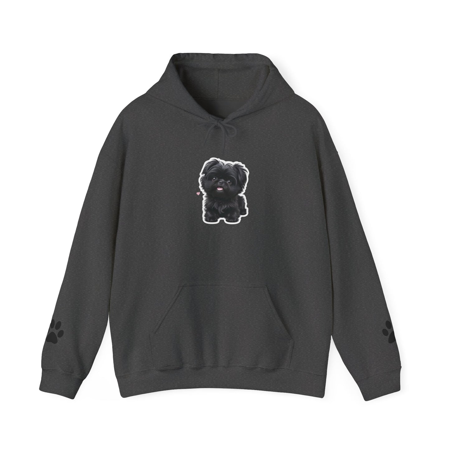 Cute Dog Paw Print Hoodie, Pet Lover Gift, Unisex Sweatshirt, Cozy Animal Hoodie, Perfect for Animal Lovers, Dog Mom Apparel