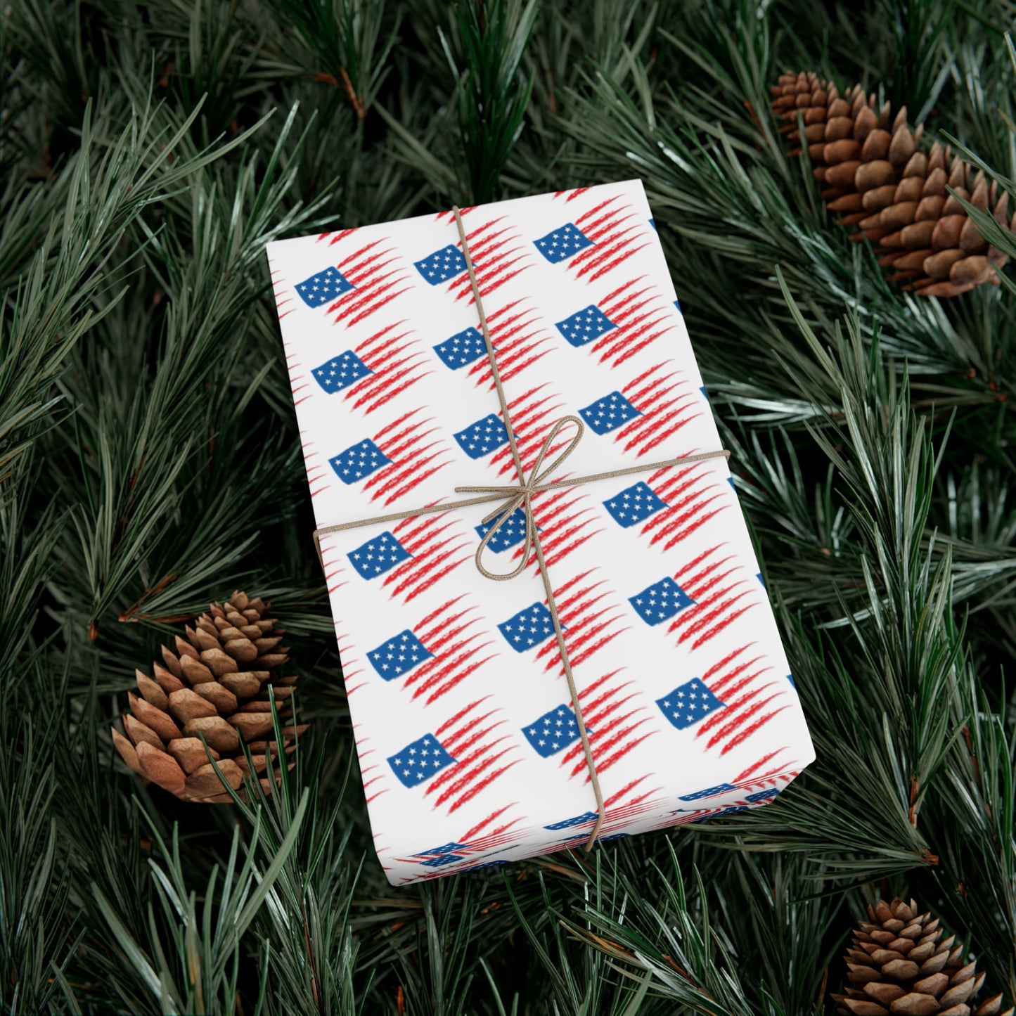 Festive Gift Wrap Paper - Patriotic Design for All Occasions, USA Flag Gift Wrap, Party Supplies, Holiday Wrapping Paper, Independence [...]