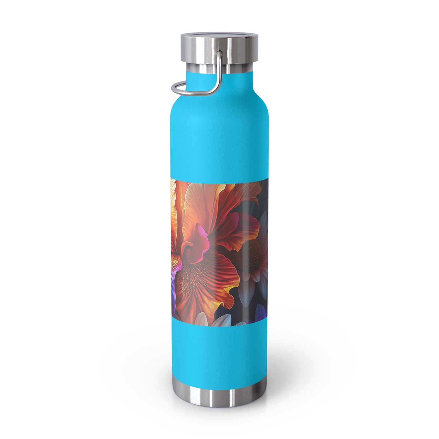 Astrological Copper Insulated Bottle, Cosmic Travel Mug, Horoscope Water Bottle, Starry Flask, Unique Gift for Astrology Lovers