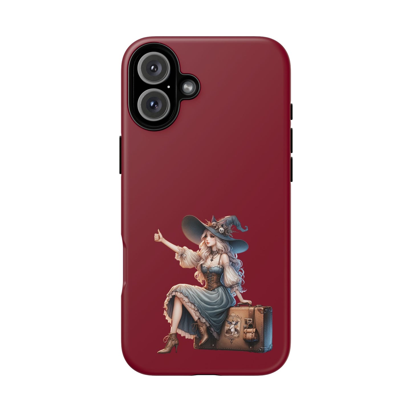 Witchy Phone Case - Magical, Durable - Halloween Gift, Cosplay Accessory, Cute Witch Design