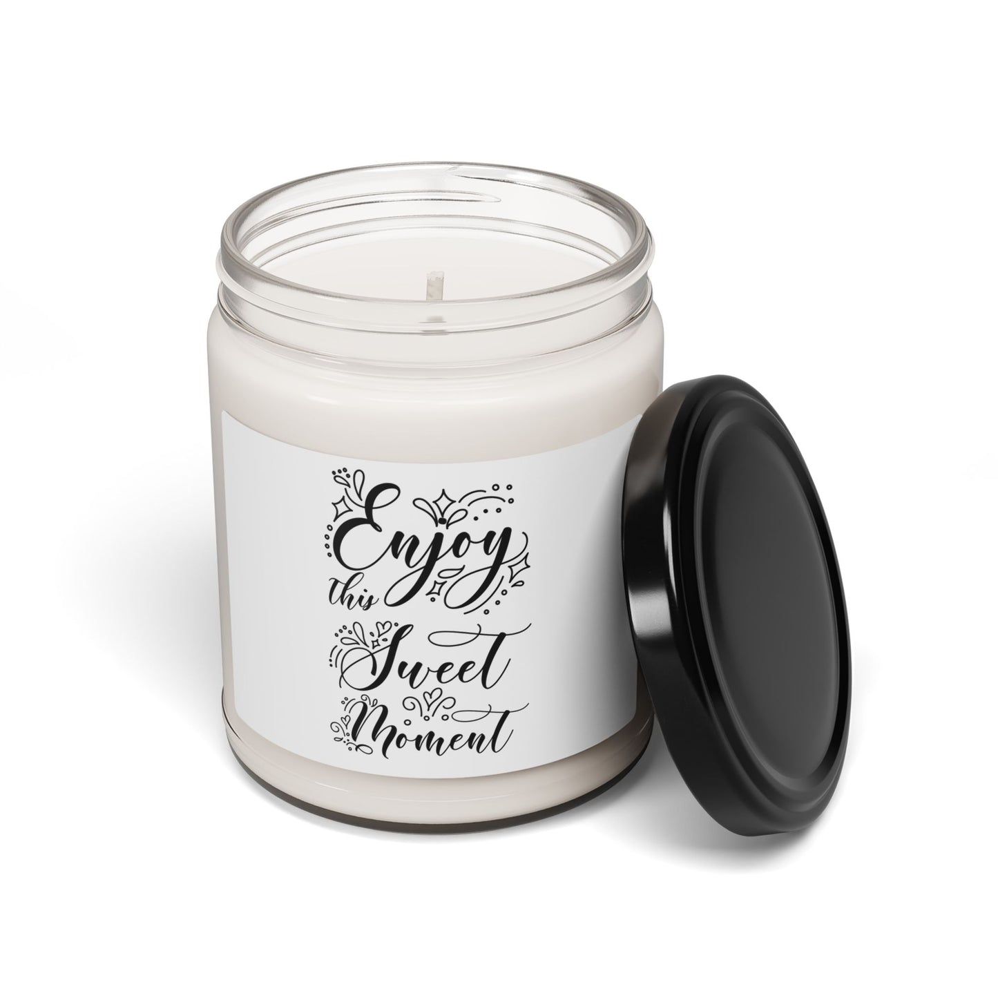 Enjoy This Sweet Moment Scented Soy Candle — 9 oz Relaxing Home Fragrance