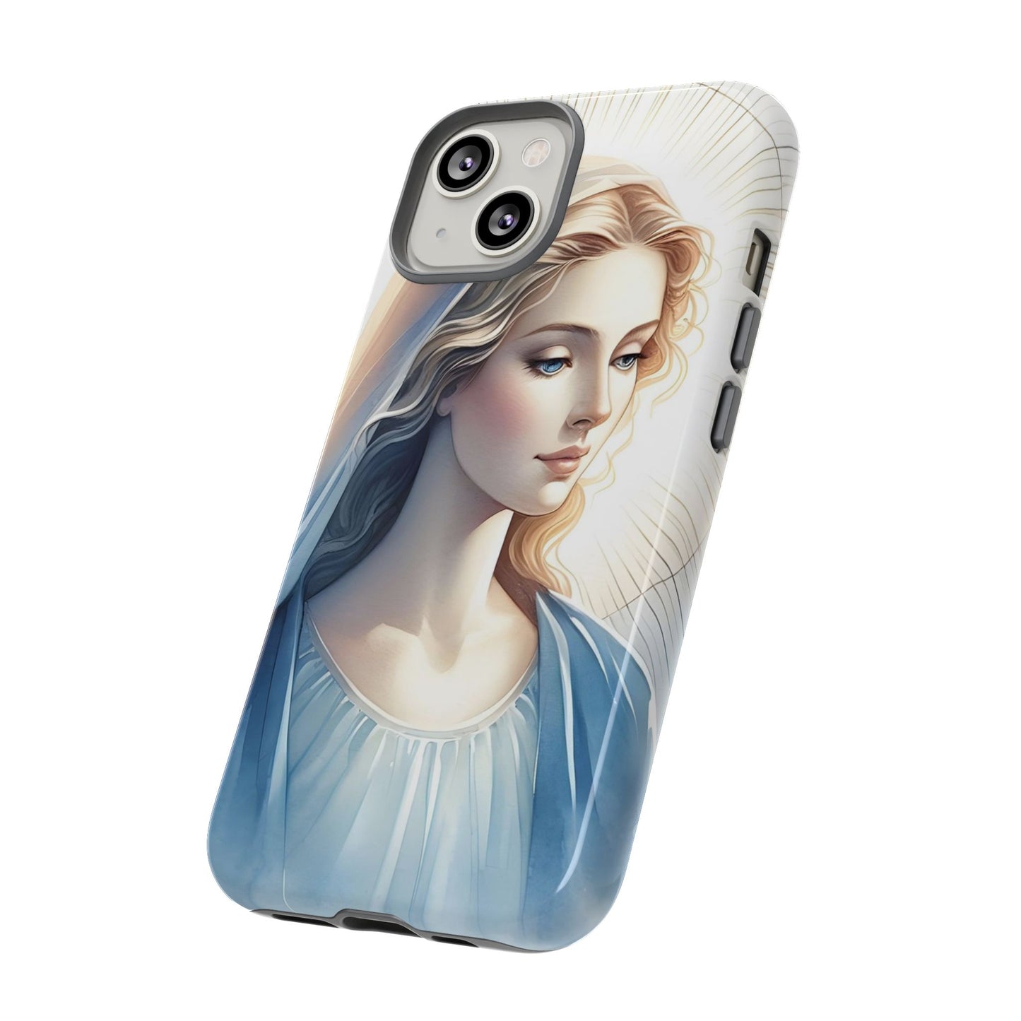 Beautiful Mary Phone Case, Tough Phone Case, Inspirational Tech Accessory, Gift for Her, Religious Phone Cover