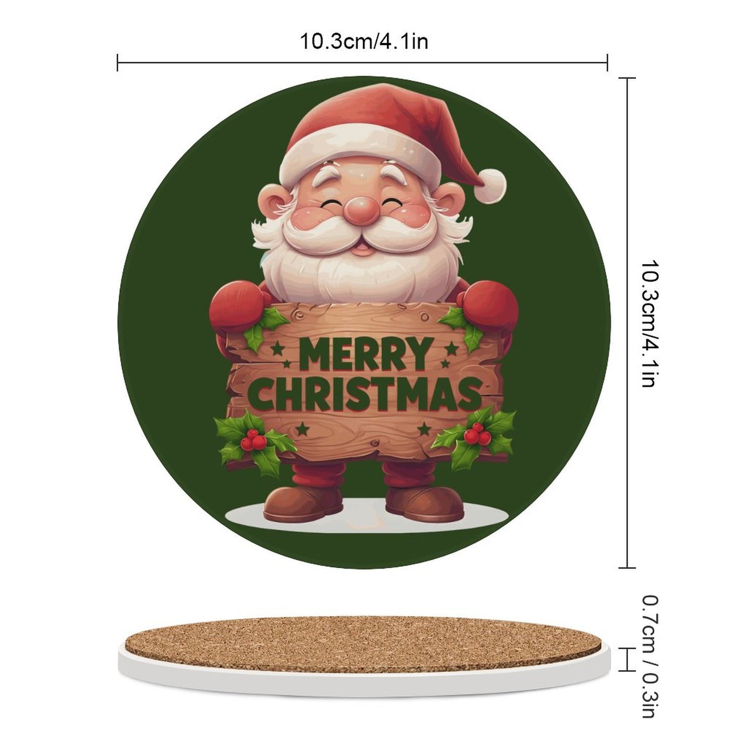 Round Ceramic Coaster