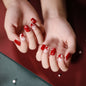 Art Finished Christmas Series Flat Nail False Nail 365nails – Image 8