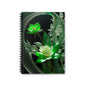 Elegant Floral Spiral Notebook for Notes, Journal, Work, School, Gifts