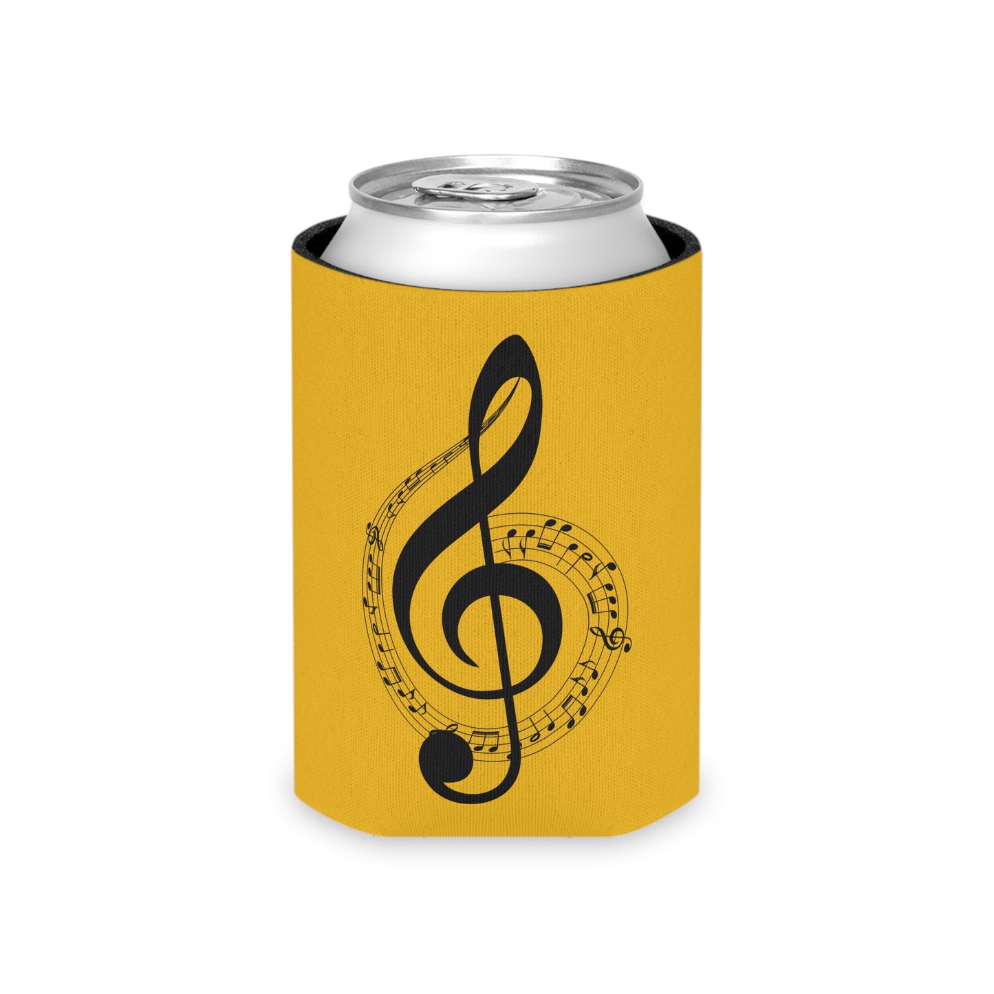 Musical Notes Can Cooler, Summer Fun Drink Holder, Perfect for Parties, Gifts for Musicians, Music Lover's Accessory