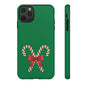 Candy Cane Phone Case: Holiday Spirit, Festive Gift, Cute Accessories, Christmas Decor, Seasonal Style
