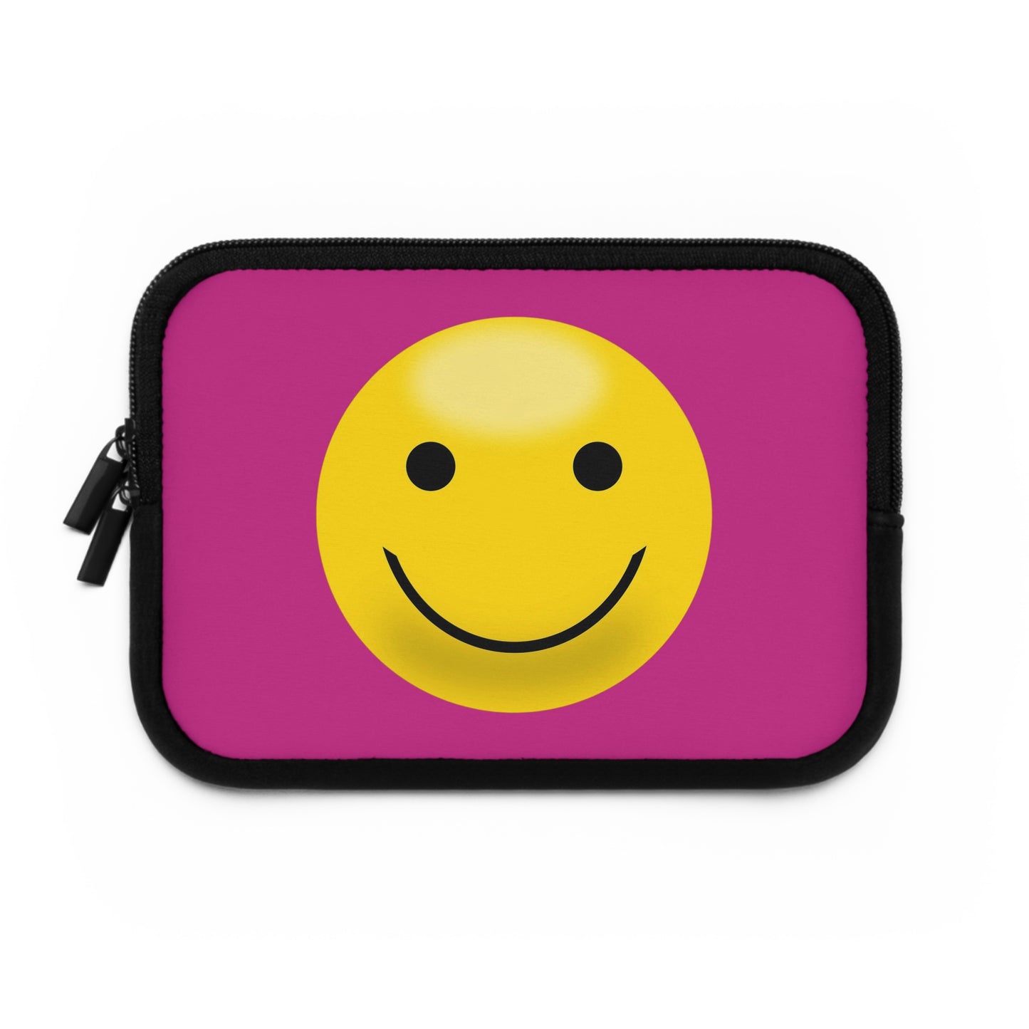 Happy Smiley Laptop Sleeve, Fun Laptop Case, Cute Tech Accessory, Gift for Students, Cheerful Computer Cover, Birthday Present