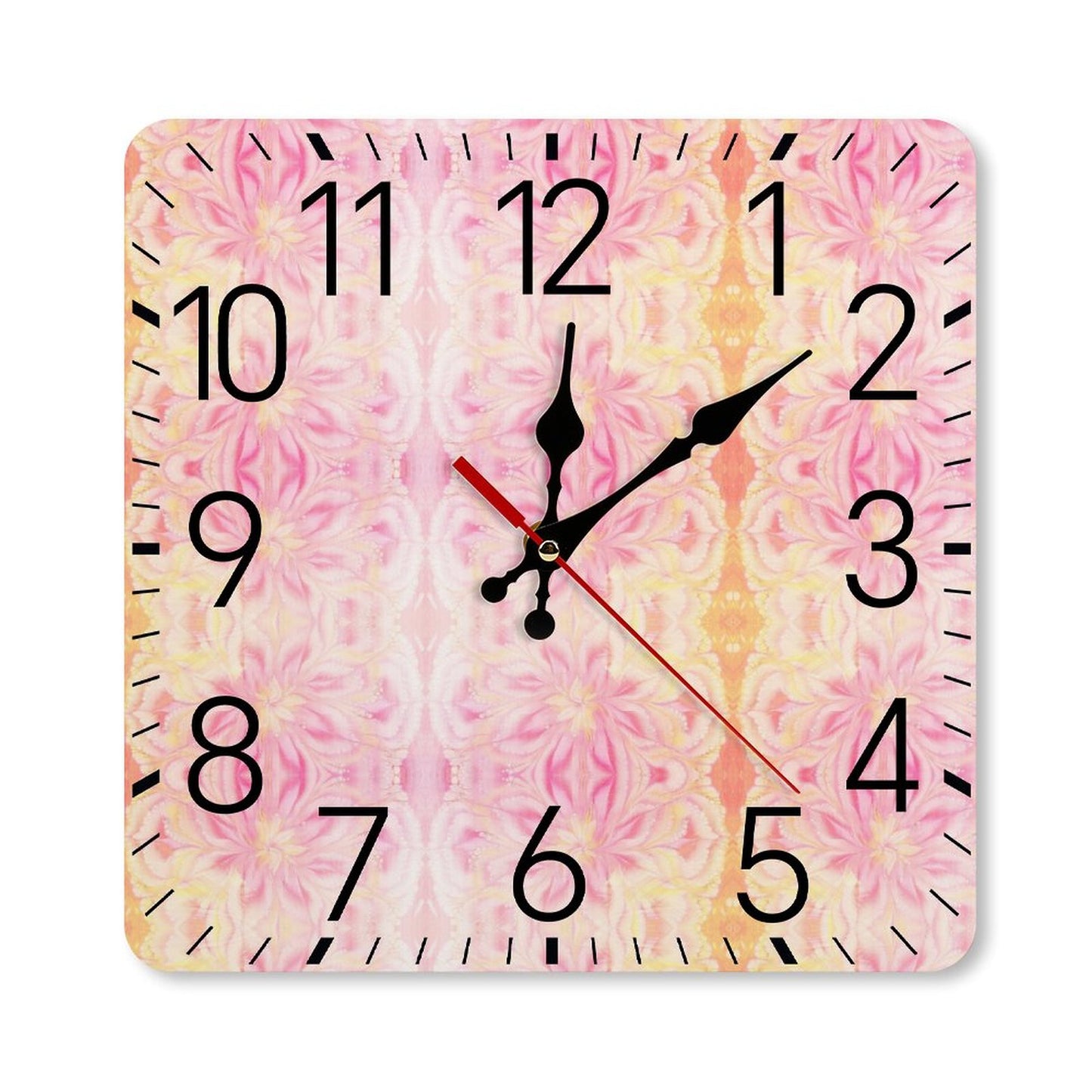 Square Wall Clock-9.8"x9.8"/25x25cm