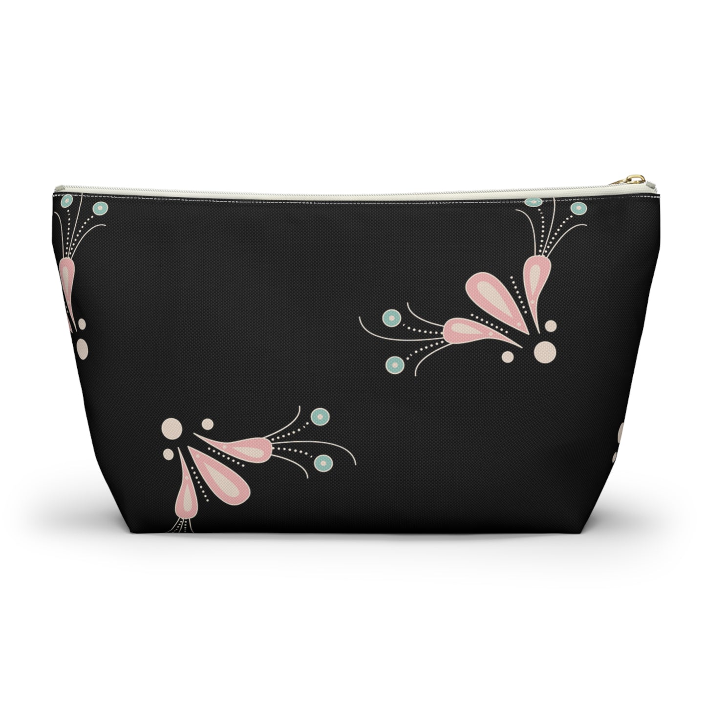Chic Cosmetic Bag, Stylish Accessory Pouch, Makeup Organizer, Gift for Her, Floral Print Travel Case