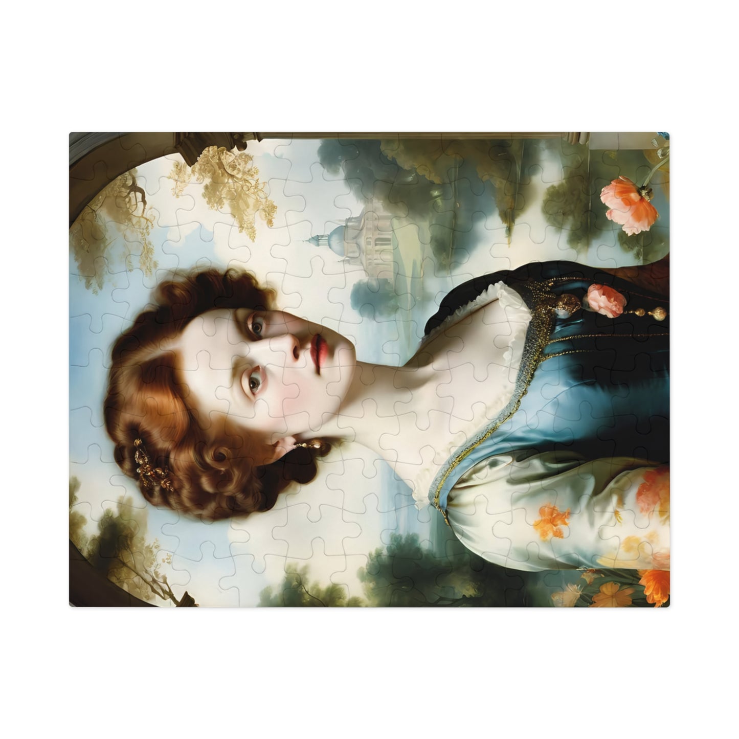 Vintage Art Jigsaw Puzzle with Tin, Classic Artwork, Engaging Family Activity, Collectible Gaming Puzzle, Unique Gift Idea, Relaxing Hobby