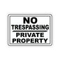 No Trespassing Stickers, Safety Decals for Home or Office, Private Property Sign, Outdoor Stickers, Unique Gift Idea