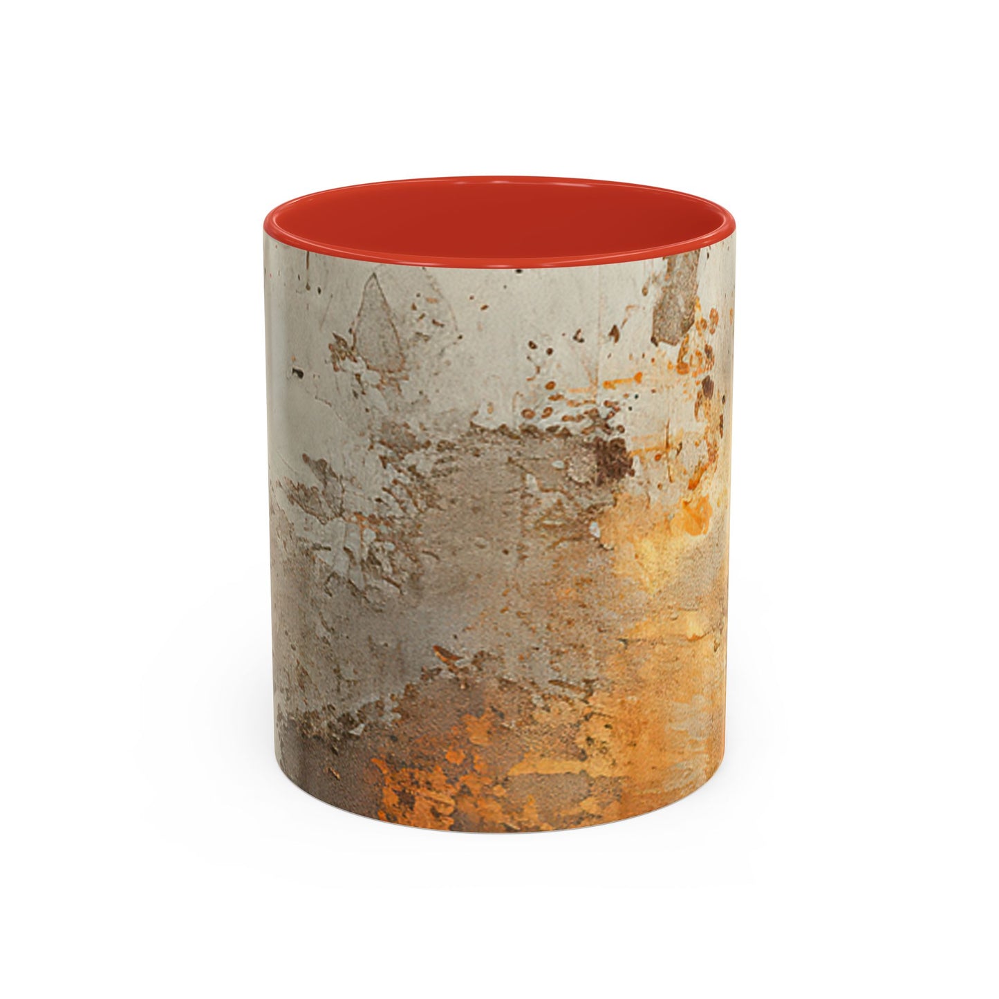 Rustic Accent Coffee Mug, Unique Artistic Mug