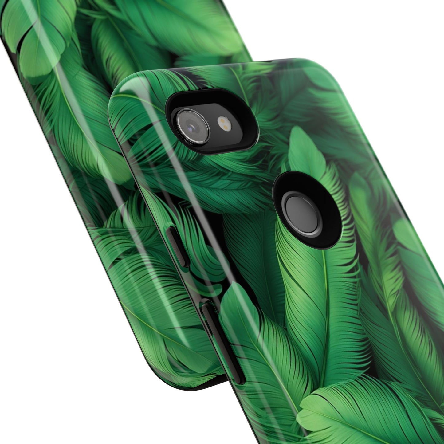 Tough Cases - Tropical Leaf Phone Case, Nature-inspired, Phone Accessory, Gift for Her, Jungle Theme, Eco-Friendly