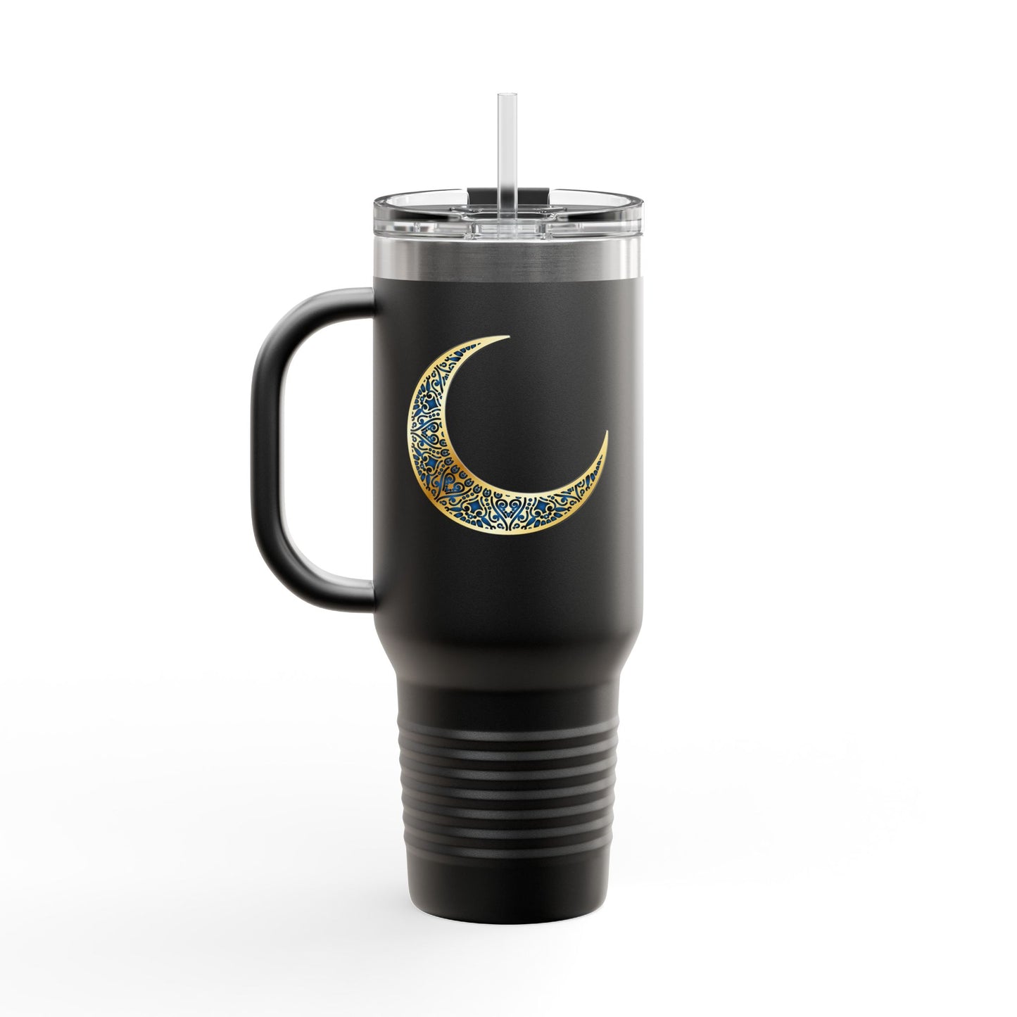 Sparkling Crescent Moon Travel Mug - 40oz Insulated Drinkware, Perfect for Coffee Lovers, Outdoor Adventures, Gifts for Her, Birthday, [...]