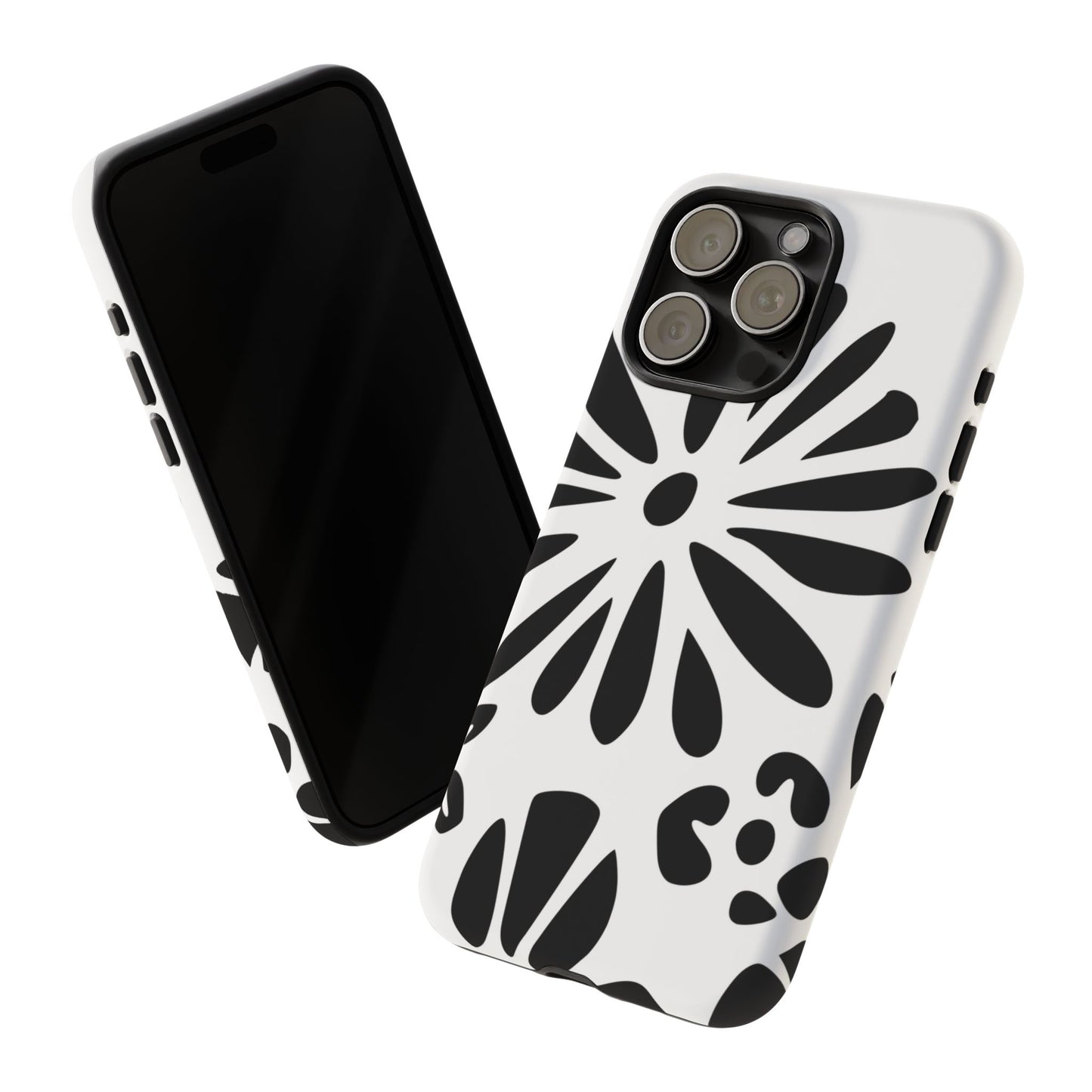 Stylish Phone Case with Floral Design, Tough Phone Cover for Her, Trendy Black and White Cell Phone Case, Unique Gift for Birthdays [...]
