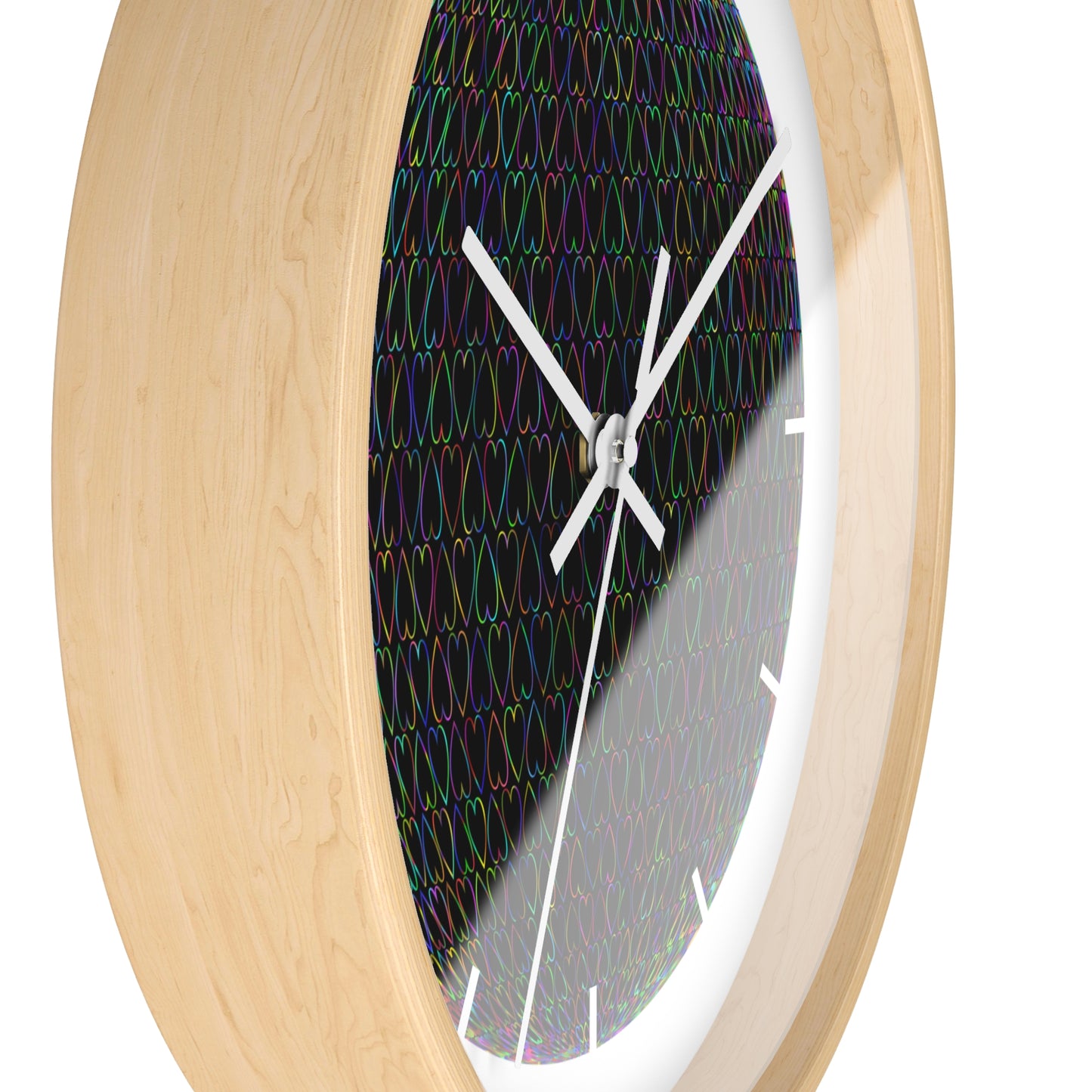 Vibrant Abstract Design Wall Clock - Colorful Home Decor, Artistic Timepiece, Unique Gift, Living Room Accent, Modern Wall Art