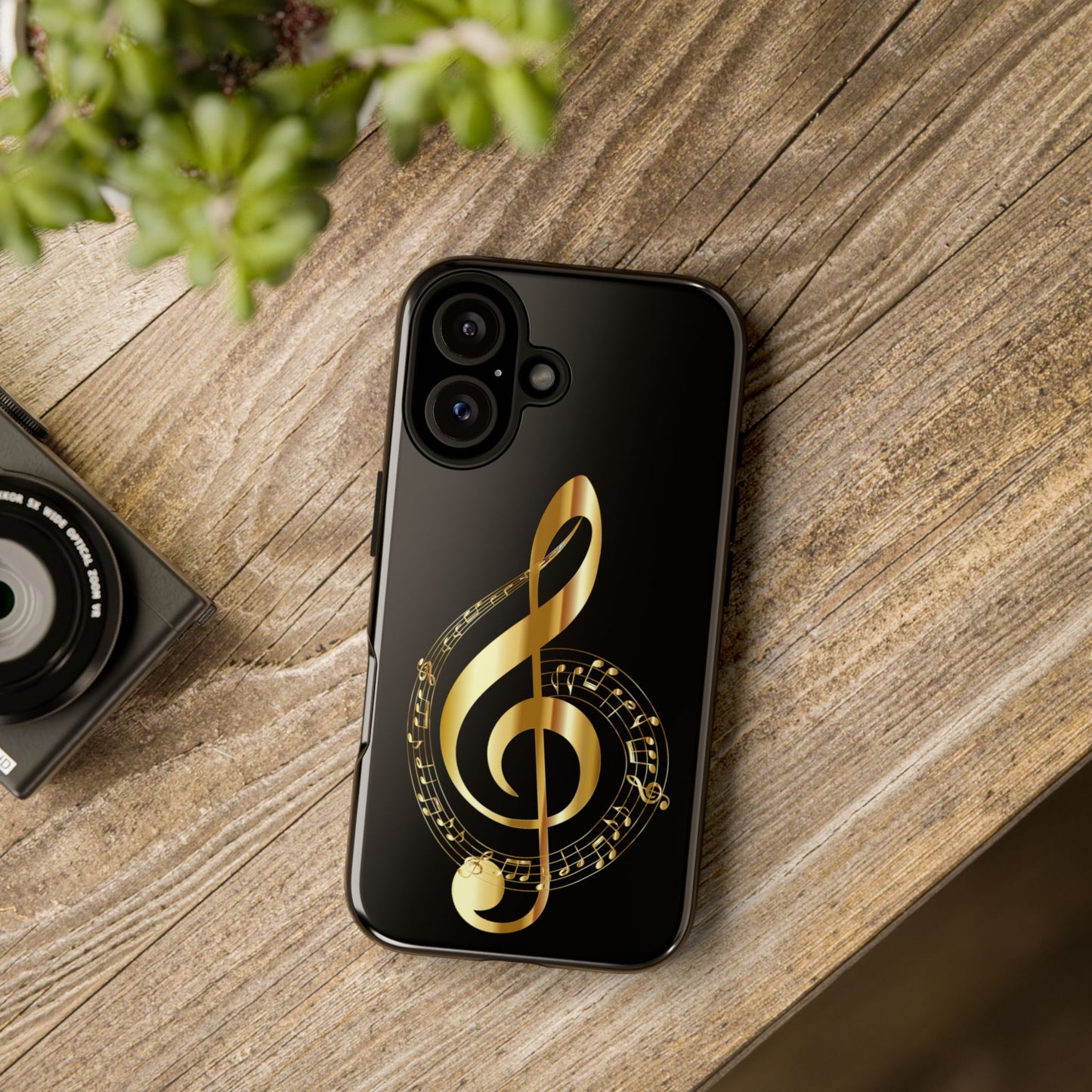 Tough Cases black gold musical Note