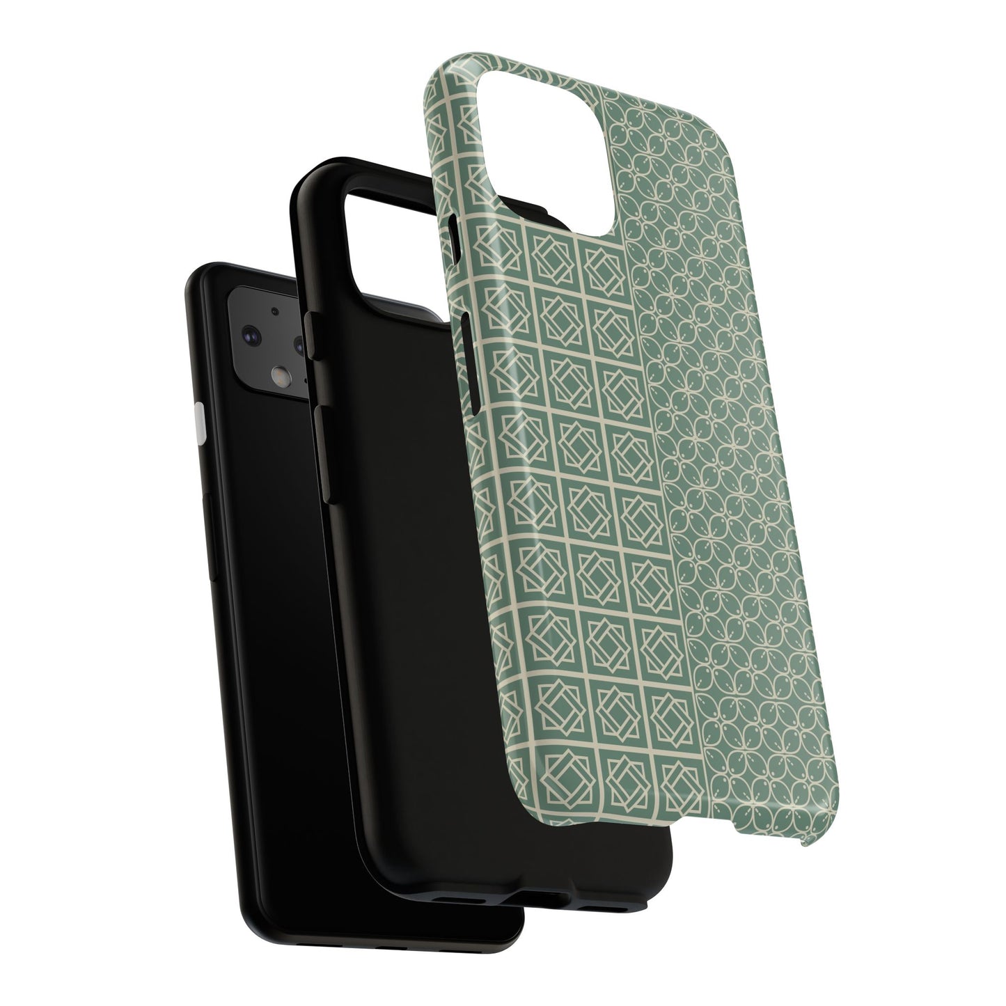 Stylish Phone Case with Geometric Patterns, Tough Cases, Durable Cell Phone Cover, Trendy Smartphone Accessory, Functional Gift Idea