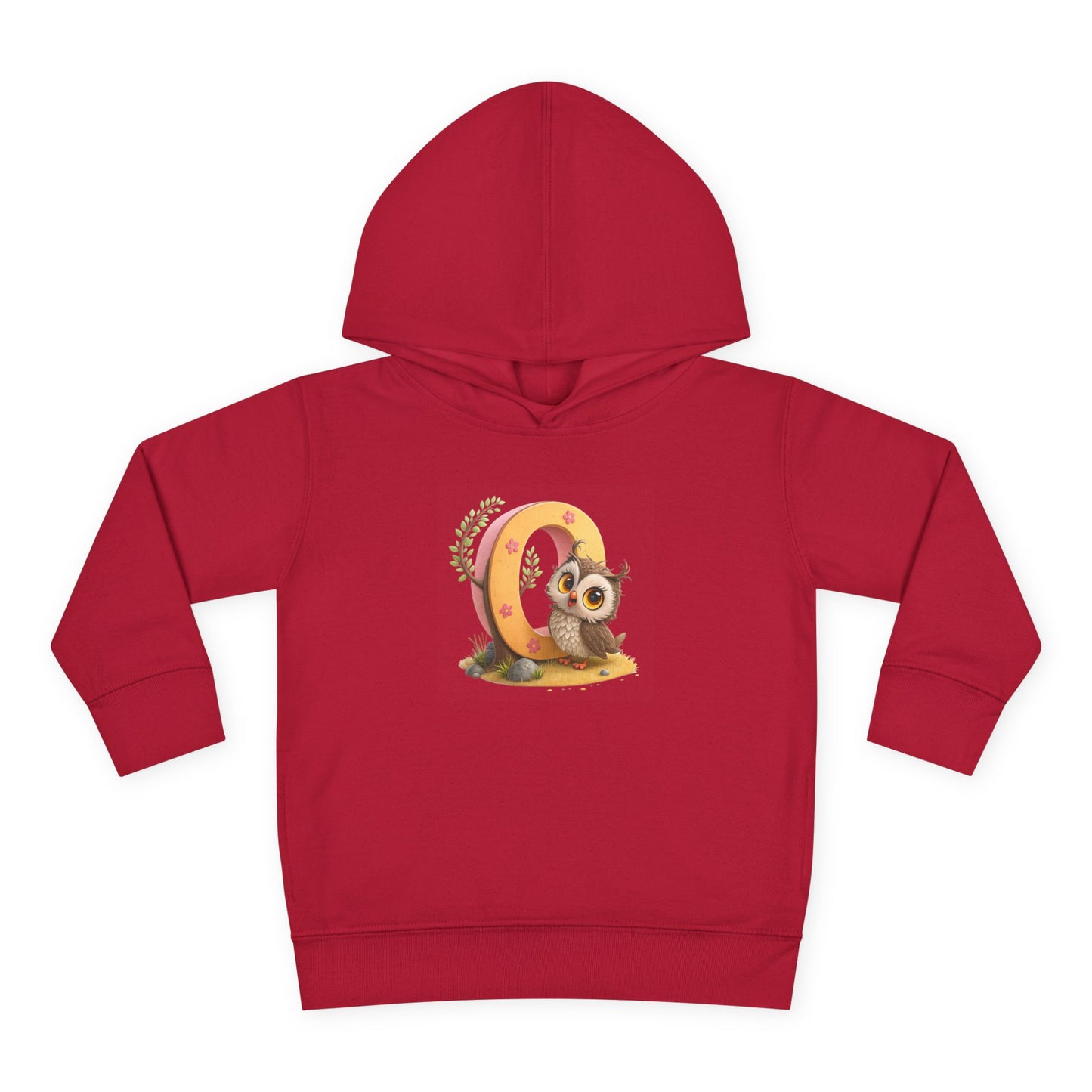 Adorable Toddler Owl Pullover Fleece Hoodie, Cute Kids Hoodie, Owl Design, Cozy Toddler Apparel, Perfect for Gifts and Playtime