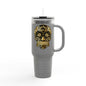 Gothic Skull Insulated Travel Mug, 40oz - Perfect for Coffee, Gifts, Halloween,