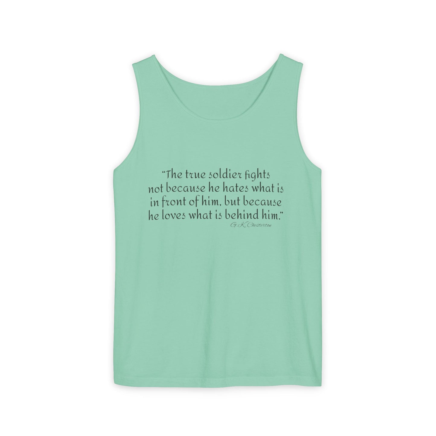 Inspirational Quote Tank Top for Men Women