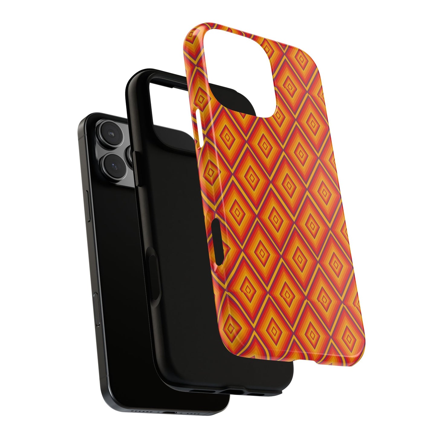 Geometric Phone Case, Tough Cases for Protection, Stylish Smartphone Cover, Vibrant Patterned Phone Accessory, Unique Gift Idea, [...]