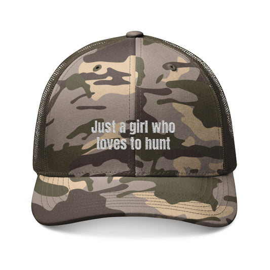 Camouflage Hunting Hat for Girls – Just a Girl Who Loves to Hunt