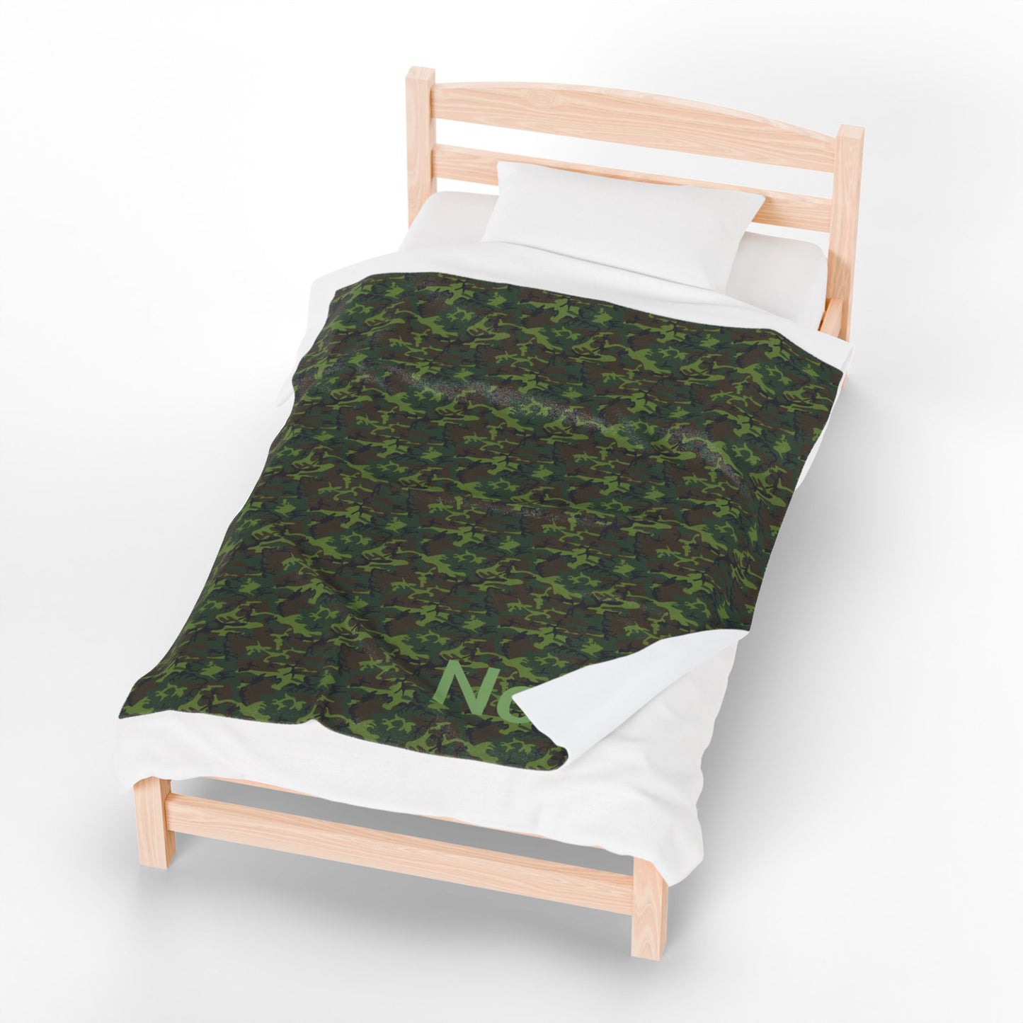 Camouflage Velveteen Plush Blanket - Noah