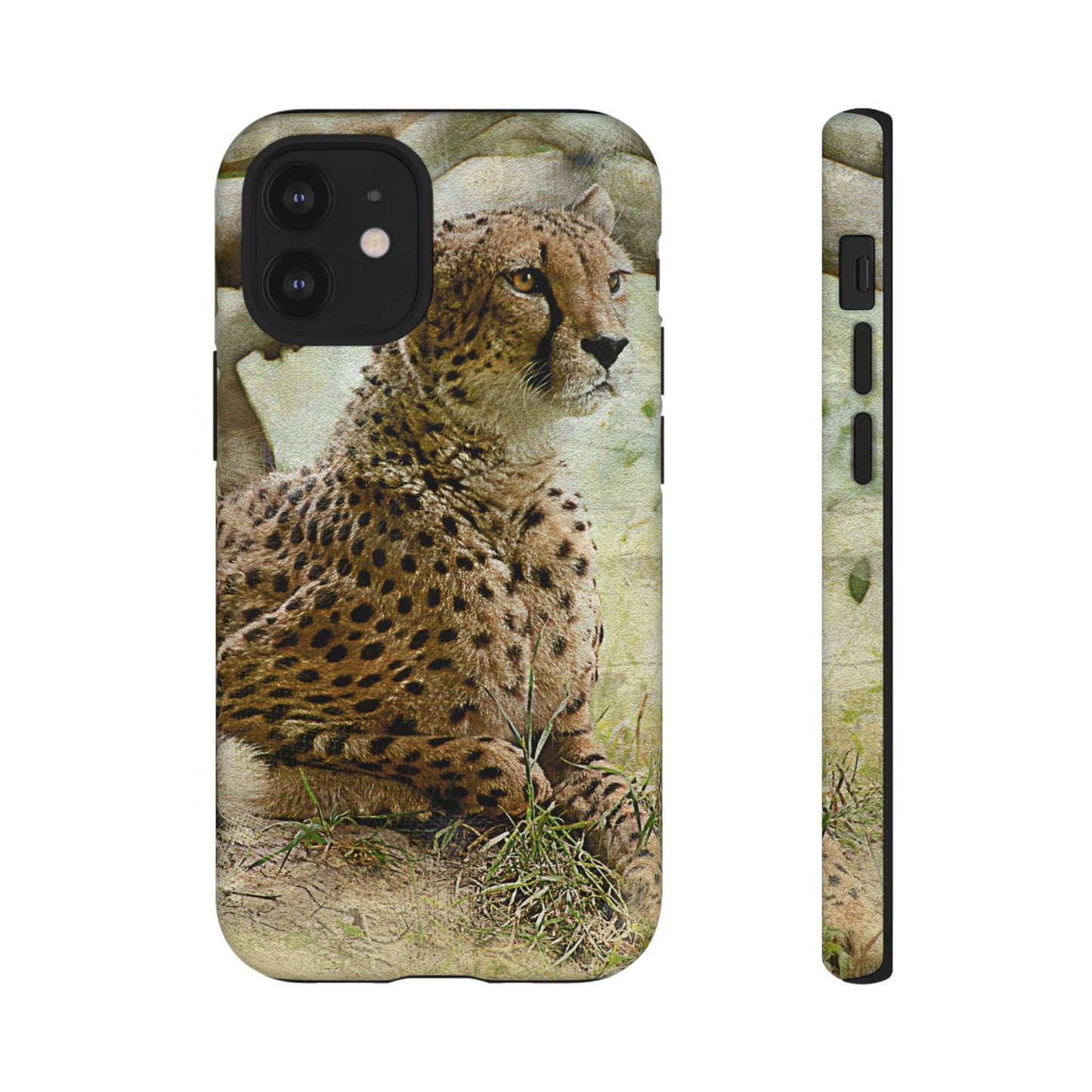 Cheetah Phone Case, Tough Cases, Animal Lover Gift, Wildlife Protection, Eco-Friendly Mobile Cover, Unique Phone Accessory