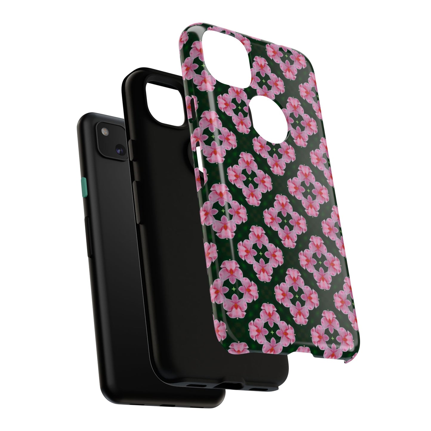 Tough Cases - Floral Phone Case, Stylish Protective Cover for Women, Gift Idea for Birthdays, Unique Floral Design, Trendy Tech Accessory