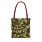 Camouflage Print Tote Bag, Stylish Shopping Bag, Everyday Use, Gym Tote, Eco-Friendly, Travel Accessory