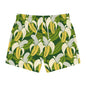 Banana Tropical Swim Trunks, Fun Summer Beachwear, Vacation Pool Shorts, Unisex Swimwear, Gift for Swimmers