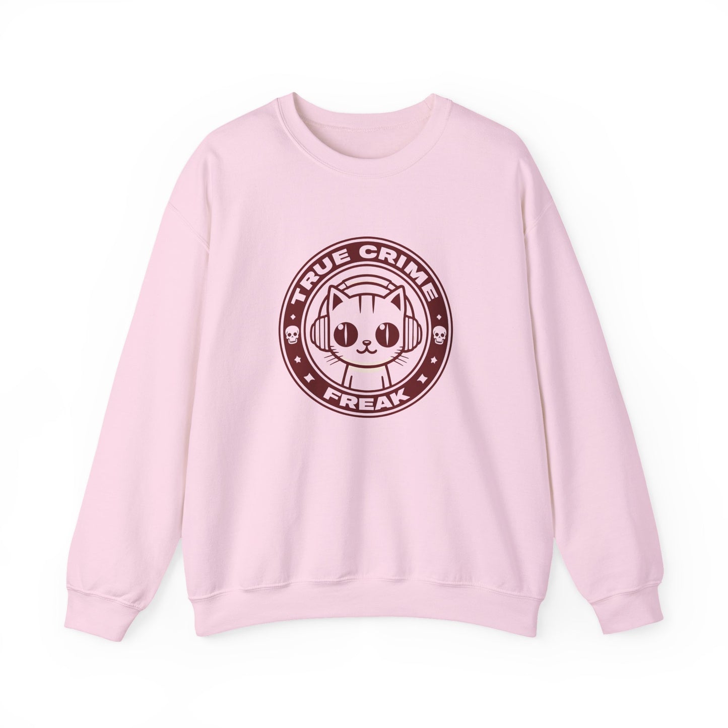 True Crime Freak Cat Crewneck Sweatshirt