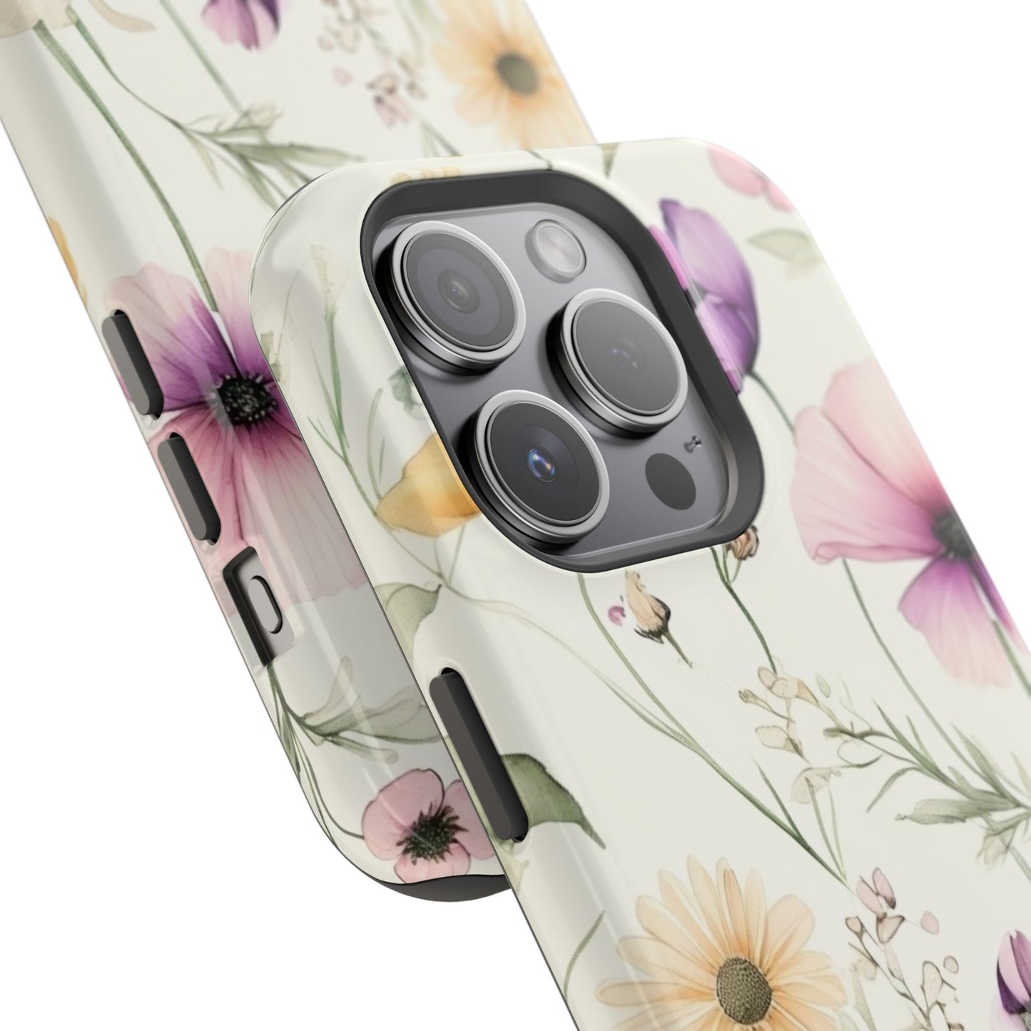 Floral Watercolor Magnetic Impact-Resistant Phone Case