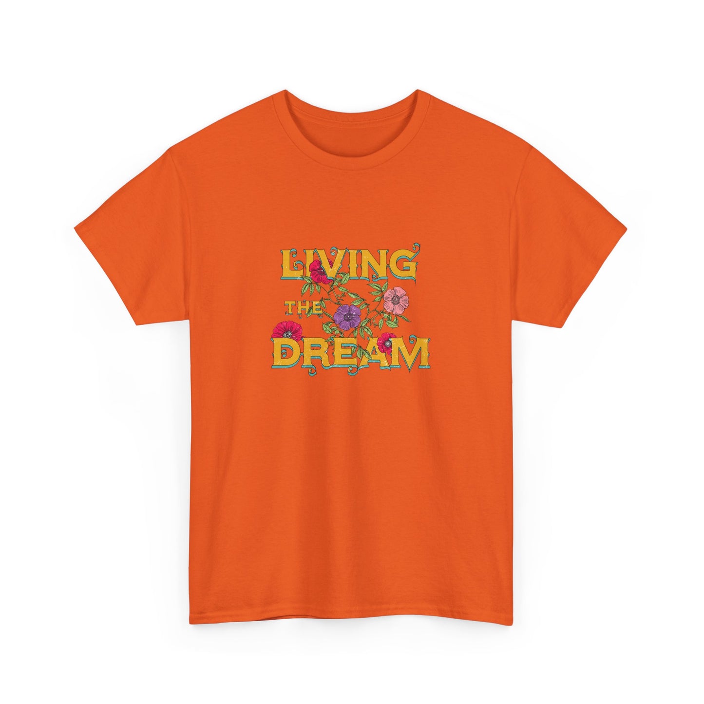 Living the Dream Floral Tee, Unisex Cotton T-Shirt, Inspirational Gift, Casual Everyday Wear, Flower Graphic Shirt, Summer Wardrobe [...]