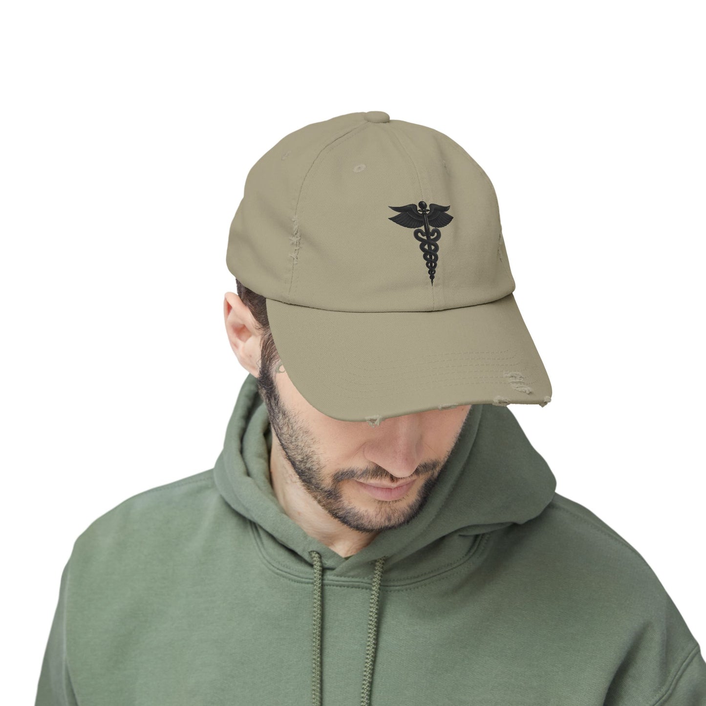 Unisex Distressed Cap with Caduceus Design, Perfect Gift for Healthcare Workers, Casual Style for Every Occasion, Fashionable Medical [...]