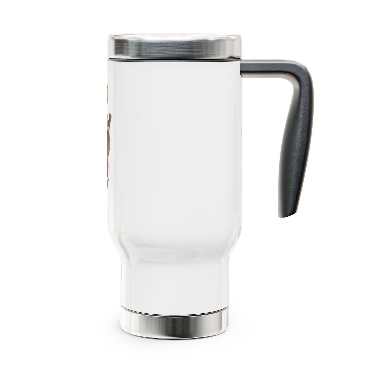 Sloth Travel Mug — Cute 14oz Stainless Steel Coffee Tumbler with Handle