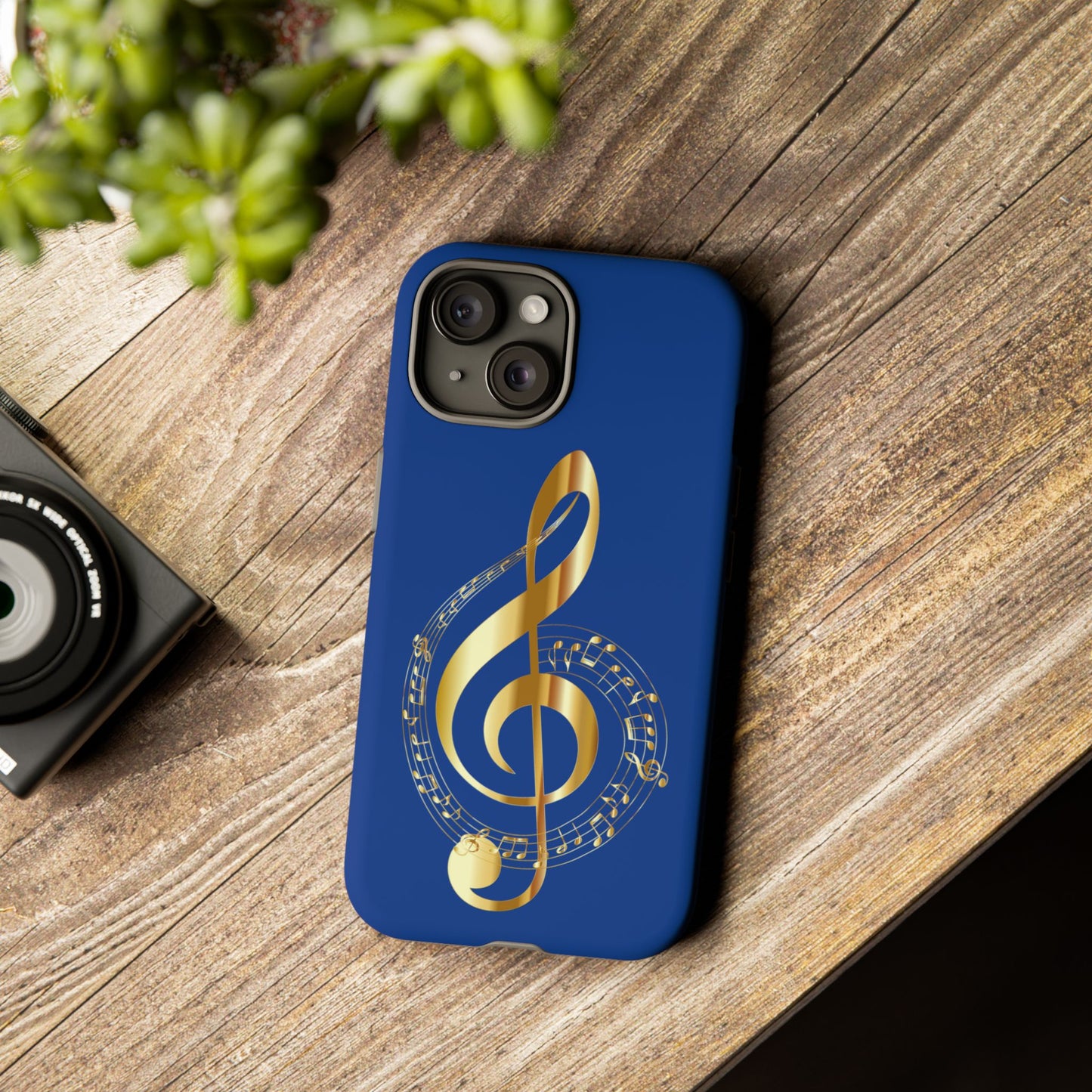 Tough Cases Blue and Gold Musical Note