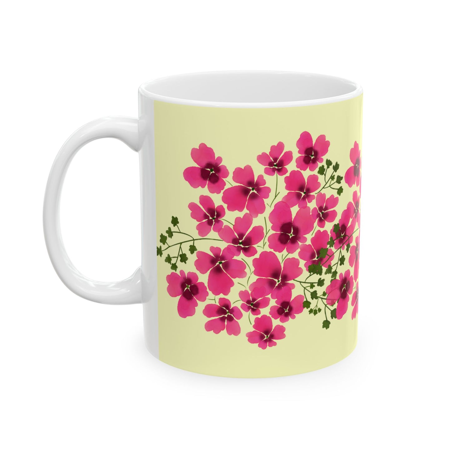 Floral Delight Mug - Vibrant Flower Design, Gift for Garden Lovers, Mother's Day, Tea/Coffee Lover, Home Decor, Summer Vibes