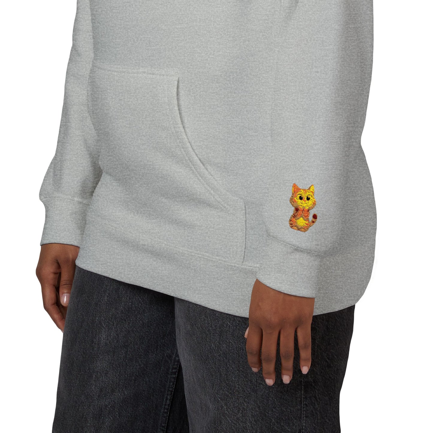 Cozy Fleece Hoodie with Cute Animal Design, Unisex Sweatshirt for Casual Outings, Gifts for Animal Lovers, Perfect for Fall and Winter