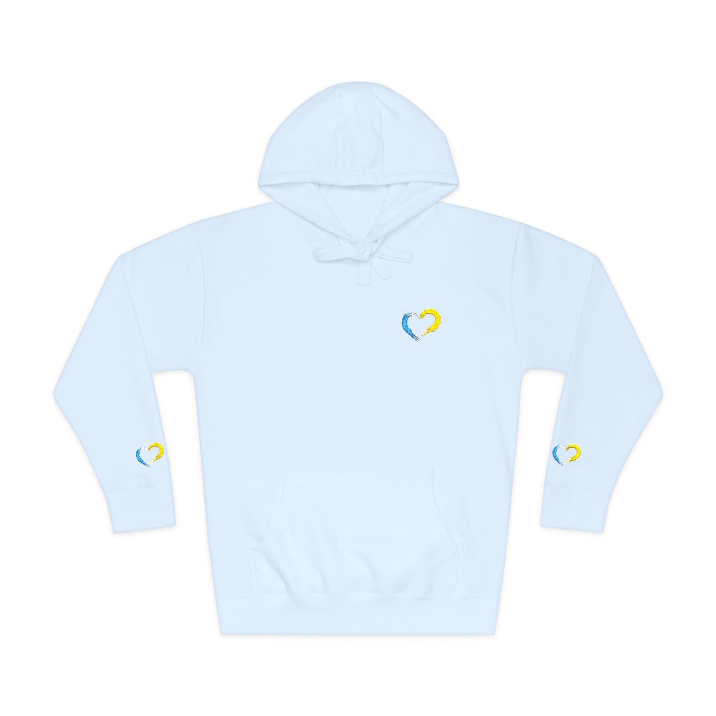 Colorful Heart Unisex Fleece Hoodie | Cozy Gift for Friends, Valentine's Day, Anniversary, Casual Wear, Spring Fashion