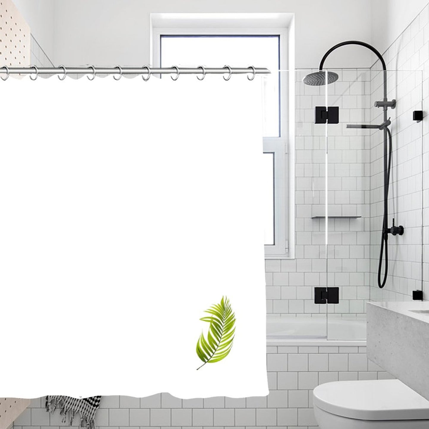 Waterproof Shower Curtain - Leaf